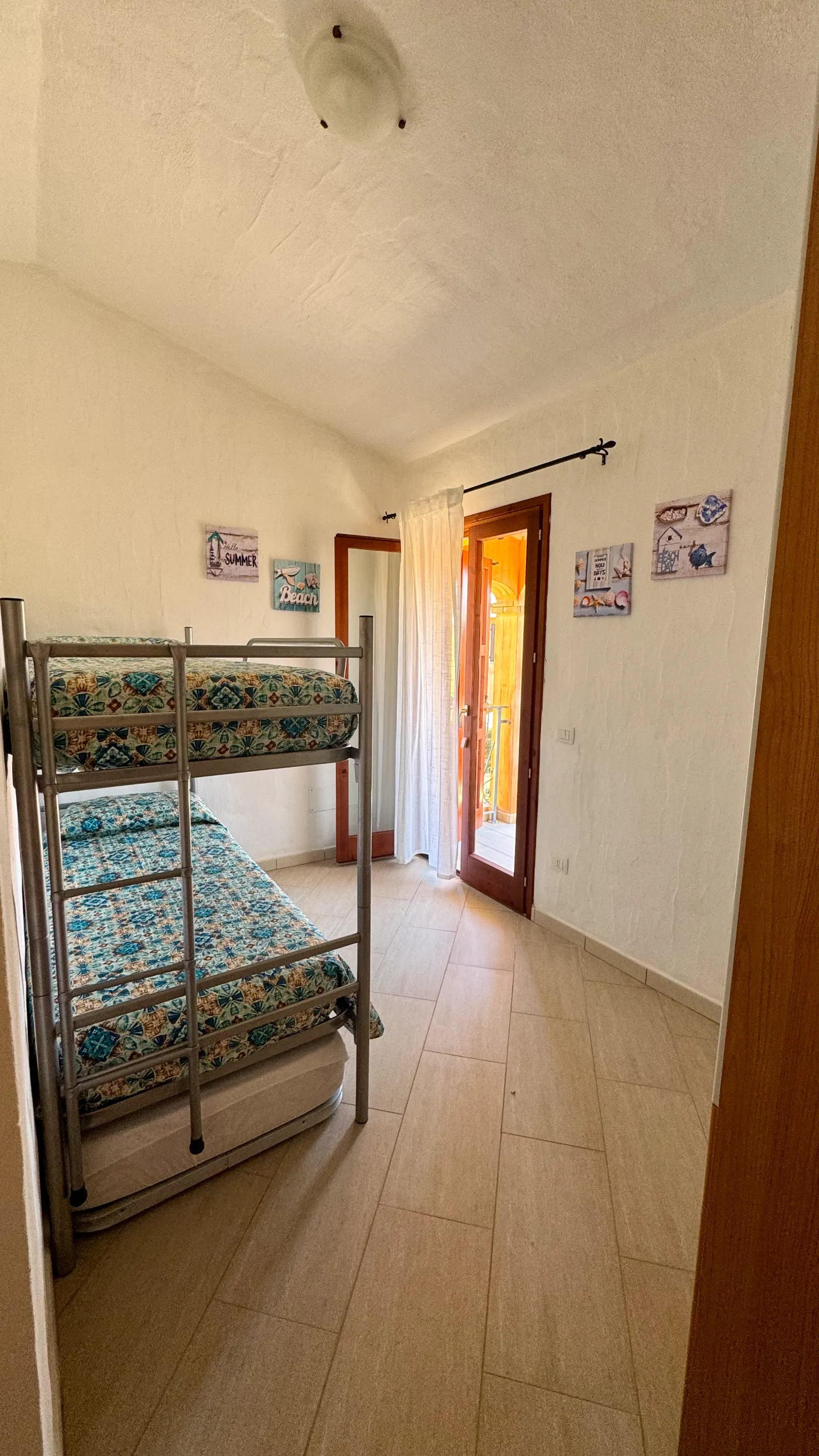 Camera con letto a castello